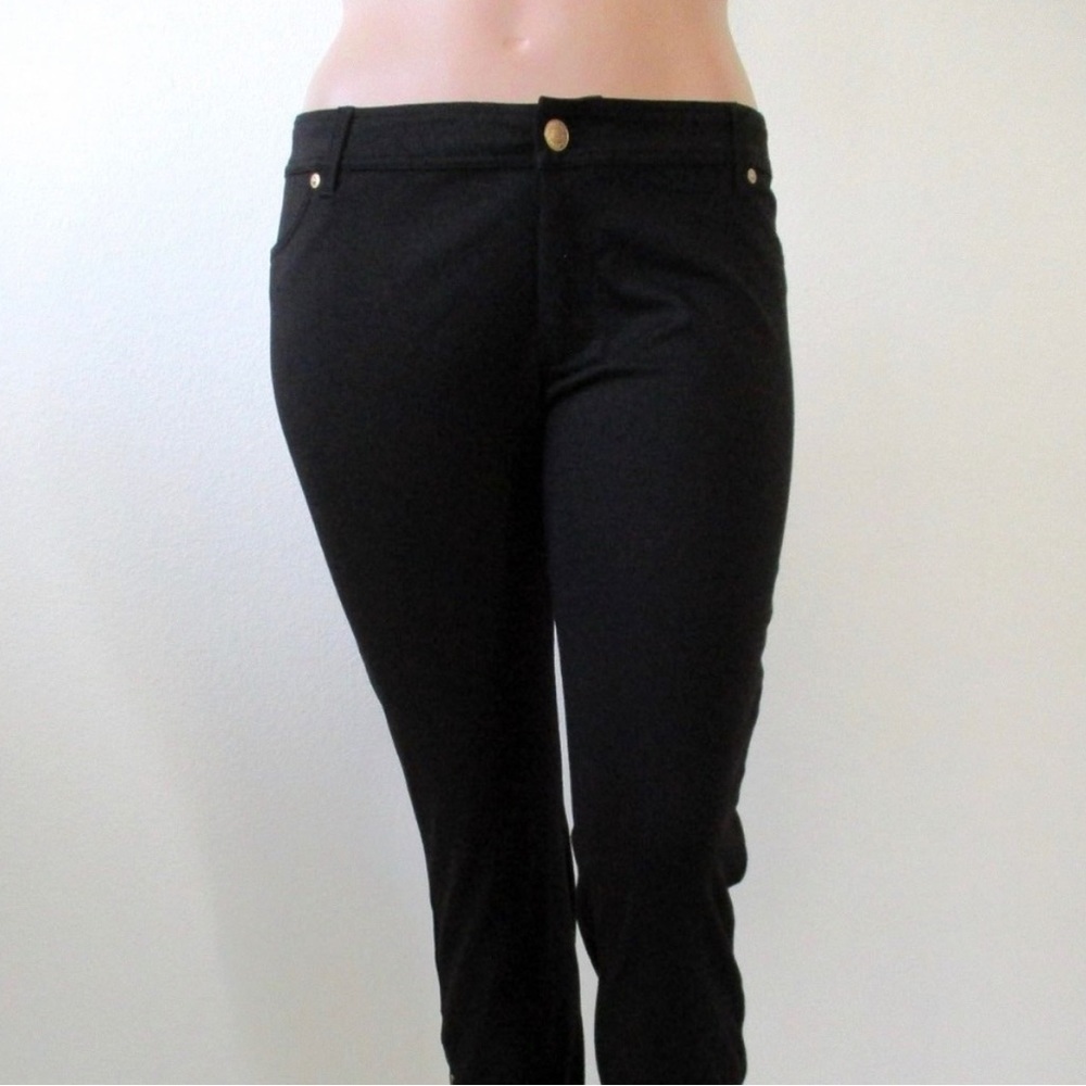 Seven7 Luxe Jeans Women’s Ponte Skinny Zipper Embellished Plus Size 18 NWT - Picture 4 of 6